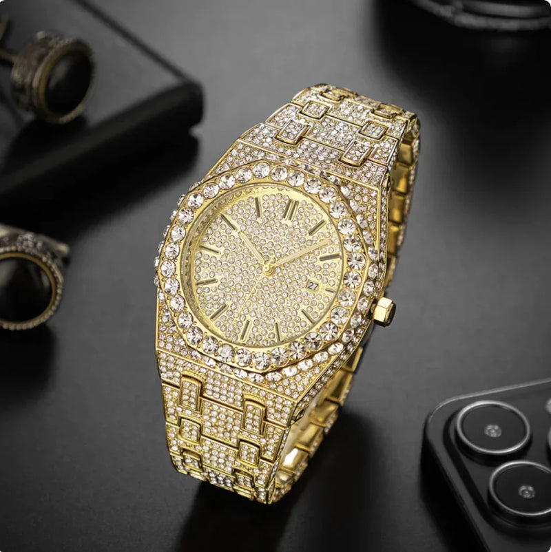 Gents' Starry Diamond Timepiece