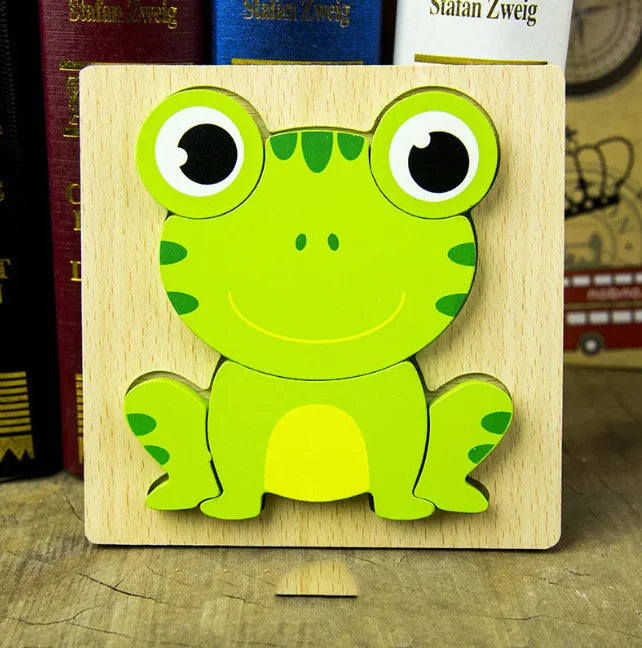 Eco-Friendly 3D Wildlife Puzzle