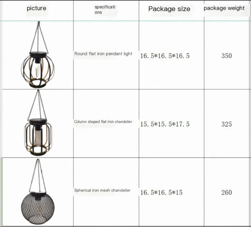 Luminaria Solar Simple para Jardín