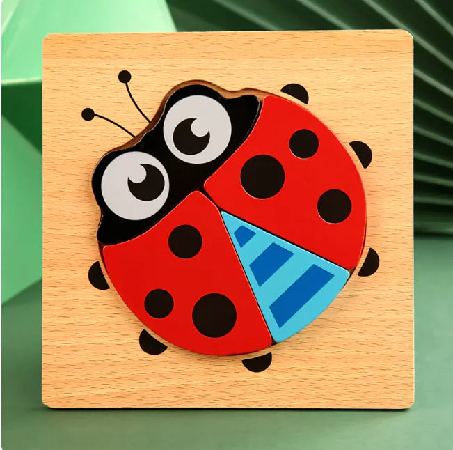 Eco-Friendly 3D Wildlife Puzzle
