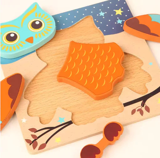 Eco-Friendly 3D Wildlife Puzzle