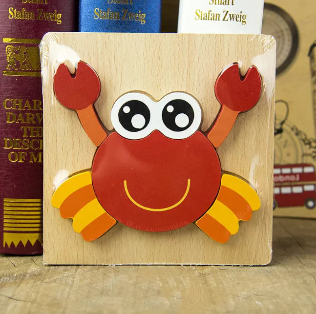 Eco-Friendly 3D Wildlife Puzzle