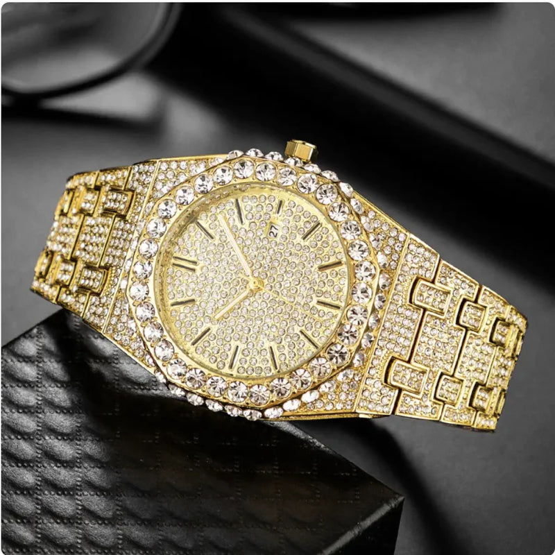 Gents' Starry Diamond Timepiece