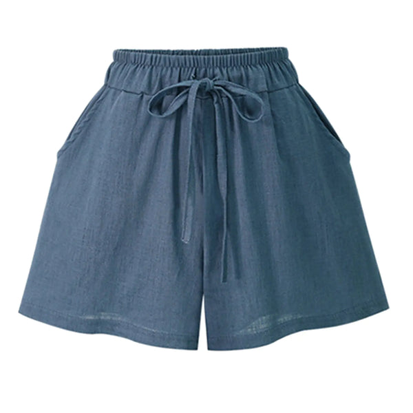 Shorts de Talla Grande para Mujer, Cintura Alta y Sueltos para el Verano