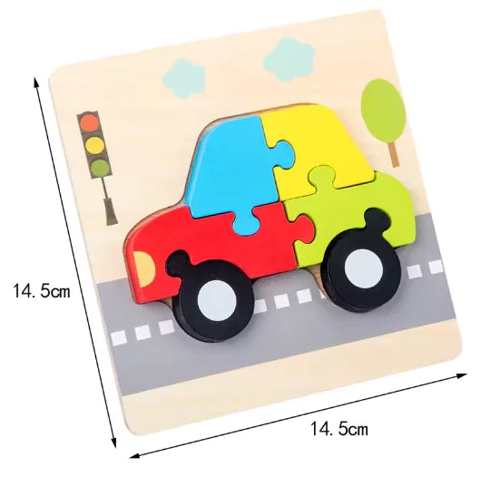 Eco-Friendly 3D Wildlife Puzzle